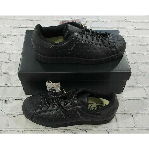 adidas Superstar x Pharrell Black Future 2020 GY4981 Sneakers YOUTH SIZE 4 - Picture 2 of 9